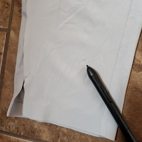 Athleta lt grey pants polyester spandex blend womens 14 - Picture 10 of 10